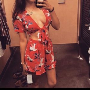 Missguided two-piece set (shorts and top)